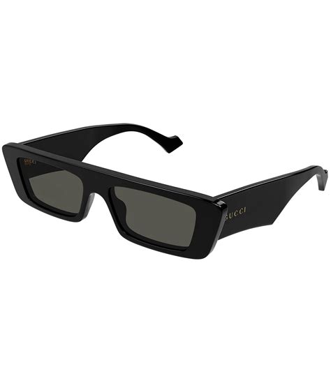 gucci mens sunglasses rectangle|gucci rectangle sunglasses women.